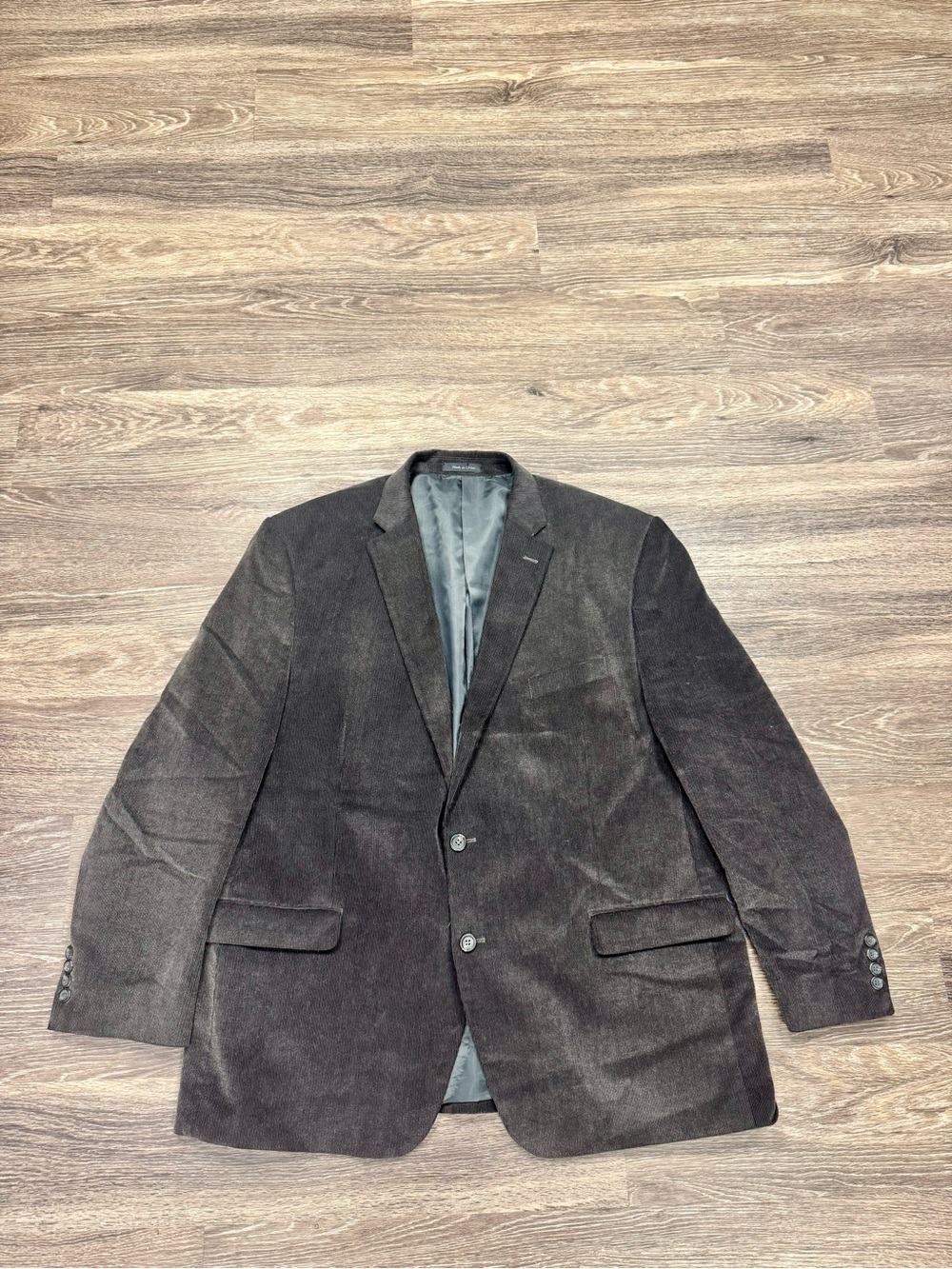 Chaps Mens 50R Brown Corduroy Blazer 100% Cotton Sport Coat Classic Preppy